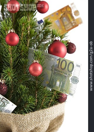 
                Weihnachtsbaum, Weihnachtsgeld, Geldgeschenk                   