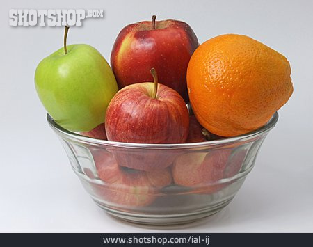 
                Apfel, Orange, Obstschale                   
