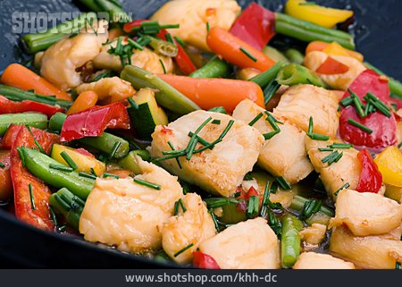 
                Asiatische Küche, Fischgericht, Wokgericht                   