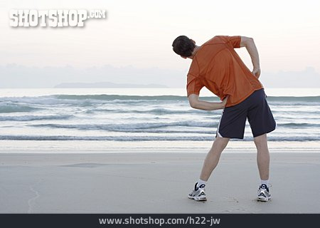 
                Sportler, Stretching, Jogger                   