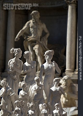 
                Statue, Souvenir, Fontana Di Trevi                   