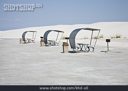 
                Rastplatz, White Sands National Monument                   