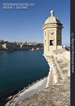 
                Malta, Wachturm, Senglea, Fort St. Michael                   