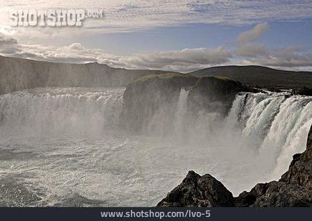 
                Wasserfall, Island, Naturschauspiel, Godafoss                   