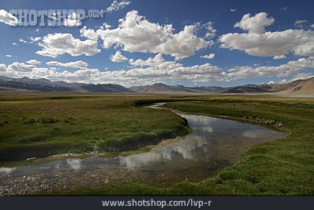 
                Landschaft, Changtang Hochebene, Tibetisches Hochland                   