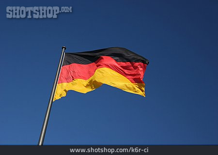 
                Deutschland, Deutschlandflagge                   