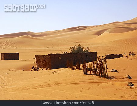 
                Wüste, Ruine, Libyen, Sahara                   