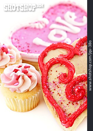 
                Liebe, Keks, Cupcake                   