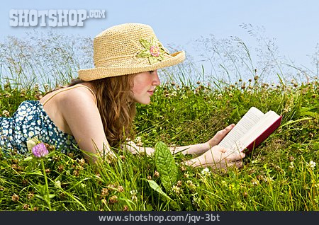 
                Lesen, Sommerlich, Leserin                   
