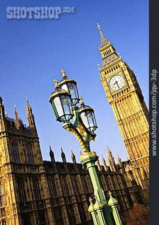 
                London, Big Ben, Straßenlaterne, Palace Of Westminster                   