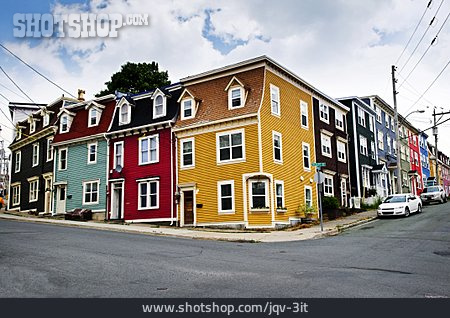 
                Häuserzeile, Straßenzug, St. John's                   