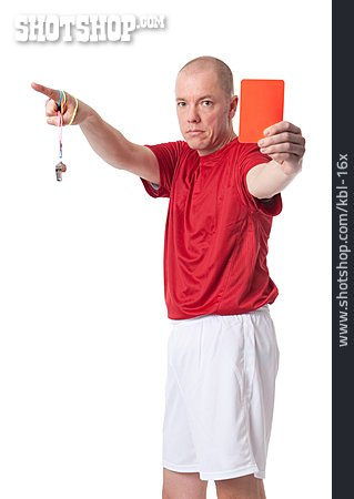 
                Rote Karte, Schiedsrichter, Platzverweis                   