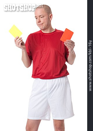 
                Fußball, Rote Karte, Schiedsrichter, Gelbe Karte                   