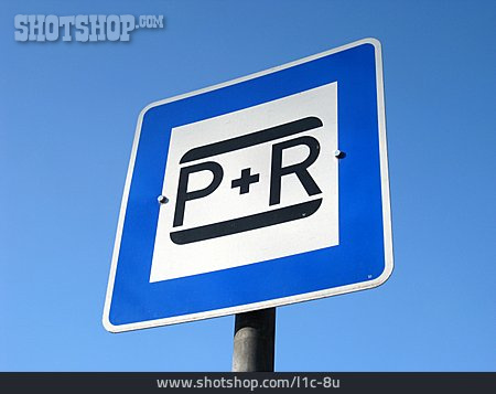 
                Verkehrsschild, Parken, Park-and-ride                   