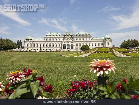 
                Wien, Schlossgarten, Schloss Belvedere, Oberes Belvedere                   