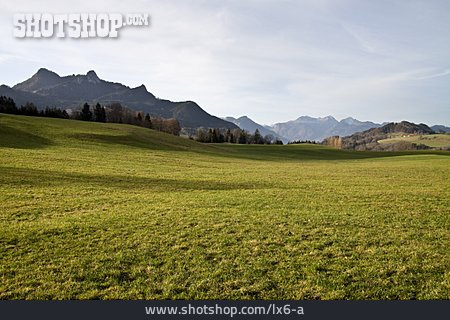
                Gebirge, Weite, Bayern, Bergwiese                   