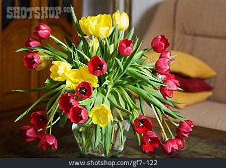 
                Tulpe, Blumenstrauß, Wohnzimmer                   