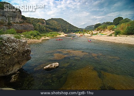 
                Fluss, Languedoc-roussillon, Gardon                   