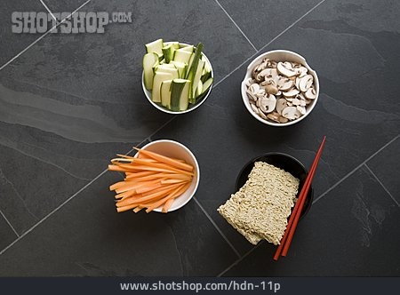 
                Asiatische Küche, Gewürze & Zutaten, Zubereiten                   