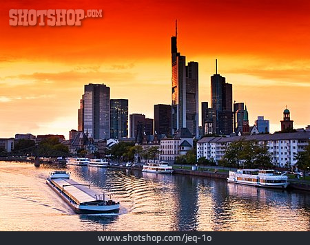 
                Skyline, Main, Frankfurt Am Main                   