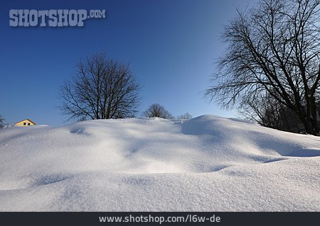 
                Winterlandschaft, Hügelig, Schneeberg                   