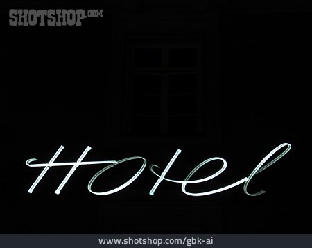 
                Hotel, Leuchtreklame                   