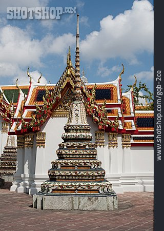 
                Tempel, Chedi, Wat, Wat Pho                   
