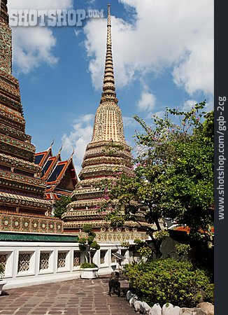 
                Tempel, Chedi, Wat, Wat Pho                   