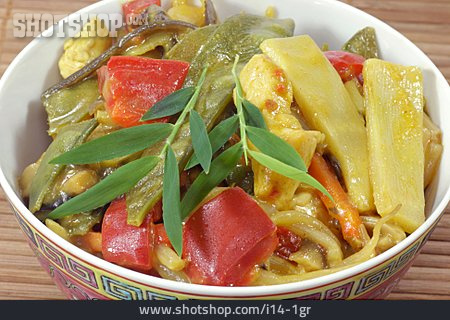 
                Gemüse, Asiatische Küche, Wokgericht                   
