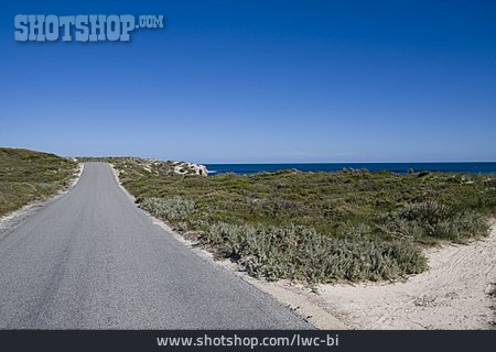 
                Fahrradweg, Küstenlandschaft, Rottnest Island                   