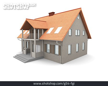 
                Immobilie, Eigenheim, Einfamilienhaus                   