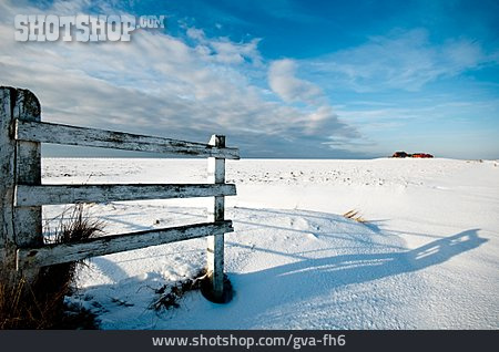 
                Winter, Nordfriesland, Hallig                   