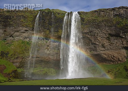 
                Wasserfall, Regenbogen, Naturschauspiel                   
