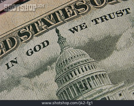 
                Dollar, Capitol, In God We Trust                   