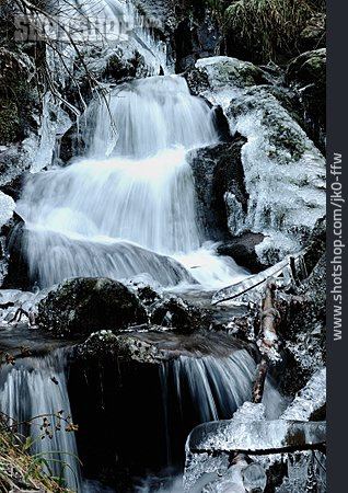 
                Wasserfall, Winter, Gefroren                   