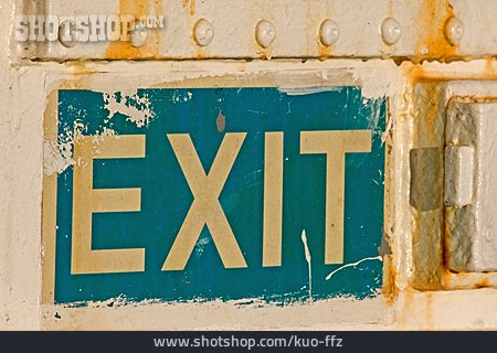 
                Hinweisschild, Exit                   