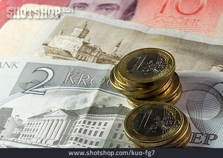 
                Euro, Estnische Krone                   