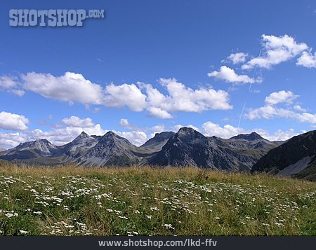
                Alpen, Gebirgskette, Arosa                   