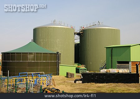 
                Energiegewinnung, Biogas, Biogasanlage                   