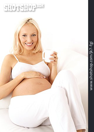 
                Frau, Schwangerschaft, Babybauch                   