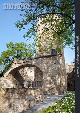 
                Stadtmauer, Jena, Pulverturm                   