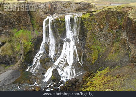 
                Wasserfall, Gullfoss                   