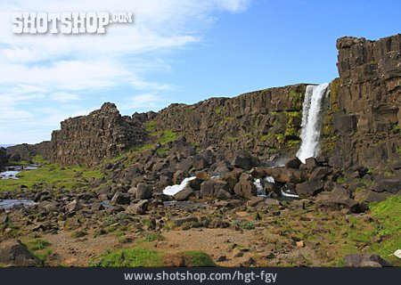 
                Wasserfall, Island                   