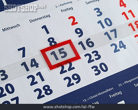 
                Kalender, Datum                   