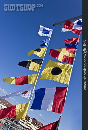 
                Signalflagge, Flaggenalphabet                   