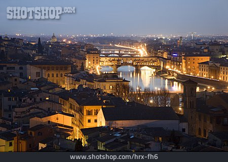 
                Stadtansicht, Florenz, Ponte Vecchio                   