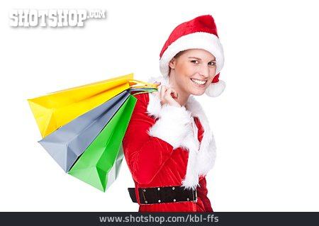 
                Einkauf & Shopping, Weihnachten, Weihnachtsfrau                   