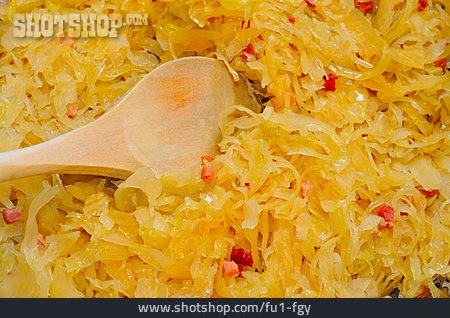 
                Holzlöffel, Sauerkraut                   