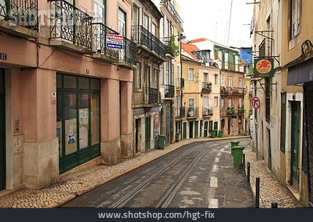 
                Altstadt, Gasse, Lissabon                   