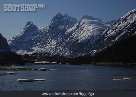 
                Gebirge, Norwegen, Fjord                   